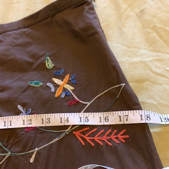 Midi embroidered skirt - Picture 12 of 14